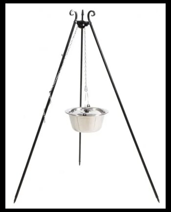 Cook King 180 Ben Til Bålsted Med Rustfristål Gryde