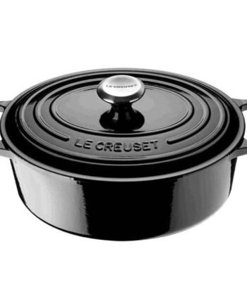 Creuset Støbejernsgryde Oval Signature Blank Sort