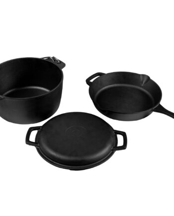 Espegard Stegepande  Gryde  Låg Støbejern