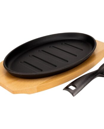 Essentials Sizzle Støbejernspande Bordskåner Træ