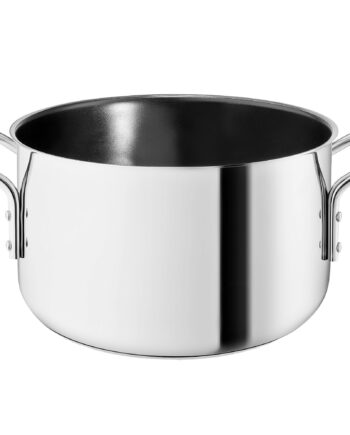 Eva Trio Gryde Med Slip Let Belægning Liter Rustfrit Stål