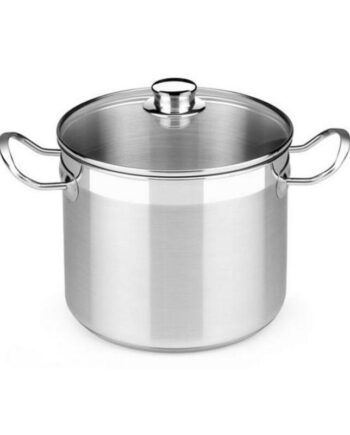 Gryde Med Glaslåg Bra Profesional Rustfrit Stål