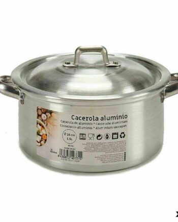 Gryde Med Låg Kinvara Sølv   Stk