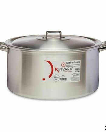 Gryde Med Låg Kinvara Sølvfarvet Stegegryde