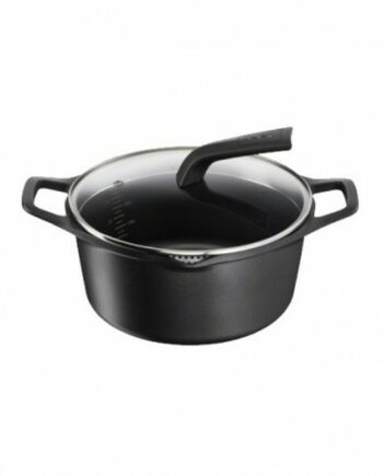 Gryde Med Låg Tefal Robusto Sort