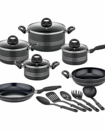 Gryde Pandesæt Gsw Sort Aluminium