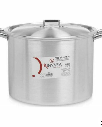 Kinvara Gryde Med Låg Aluminium Sølv Stk