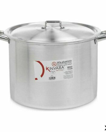 Kinvara Gryde Med Låg Sølvfarvet Aluminium   Enheder