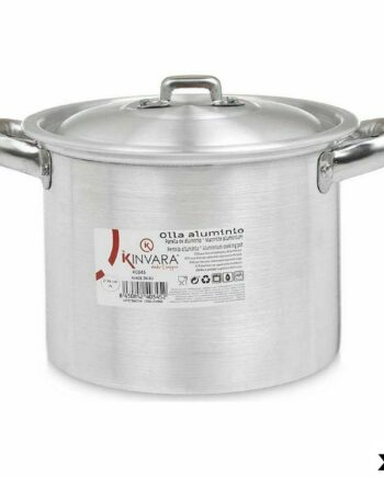 Kinvara Gryde Med Låg Sølvfarvet Aluminium Stk