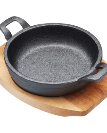 Kitchencraft Mini Serverings Støbejernsform Sort