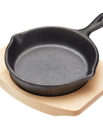 Kitchencraft Mini Serverings Støbejernspande Med Træ