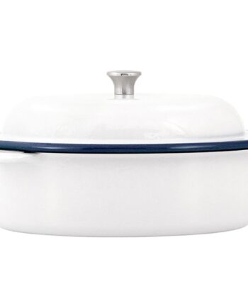 Kockums Jernverk Emaljeret Støbejernsgryde Liter Hvid