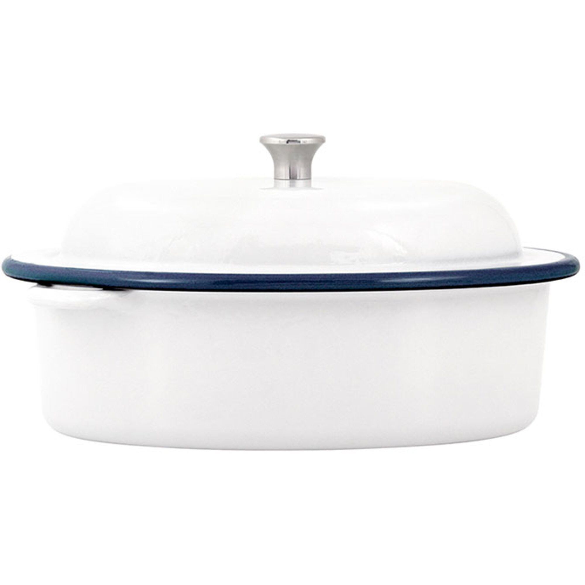 Kockums Jernverk Emaljeret Støbejernsgryde Liter Hvid