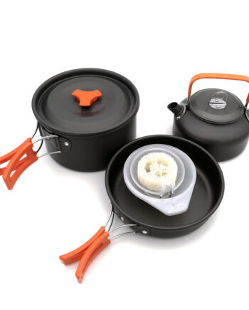 Lome Camping Grydesæt Aluminium Stk