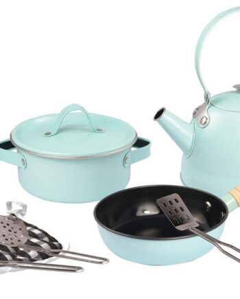 Magni Gryde Sæt Med Dele Støvet Blå