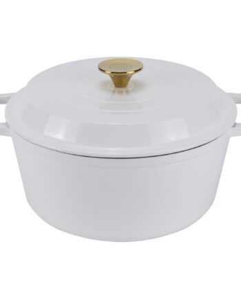 Mareld Støbejernsgryde Liter Hvid