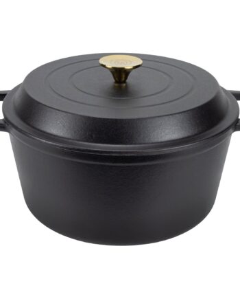 Mareld Støbejernsgryde Liter Mat Sort