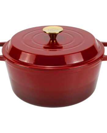 Mareld Støbejernsgryde Liter Rød