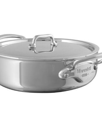 Mauviel Cook Style Gryde Med Stållåg Liter
