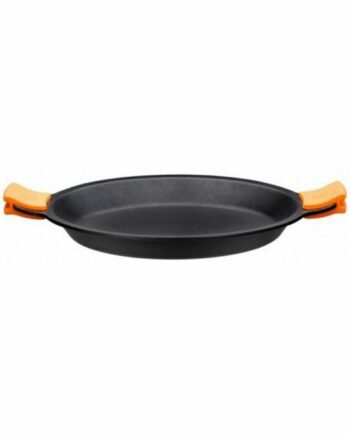 Paellapande Bra Sort Smedet Aluminium