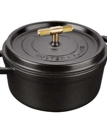 Staub Busterpunch Rund Gryde Messingknop