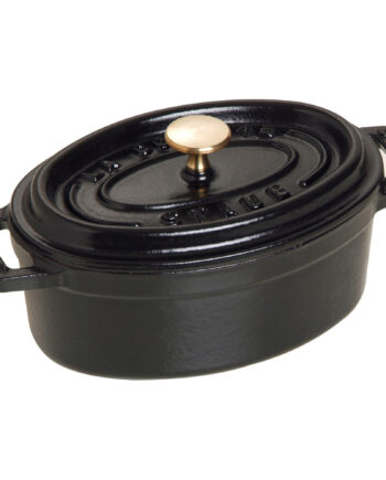 Staub Cocotte Oval Cocotte 11cm Liter Sort