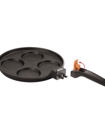 Stegepande Til Blinis Eller Spejlæg Med Aftageligt Håndtag Billig Fragt