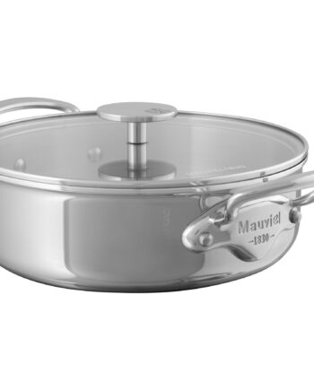 Mauviel Cook Style Gryde Med Glaslåg Liter