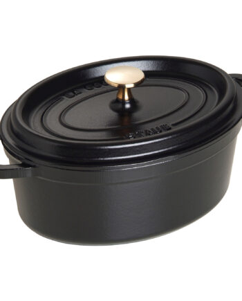 Staub Cocotte Oval Cocotte 23cm Liter Sort