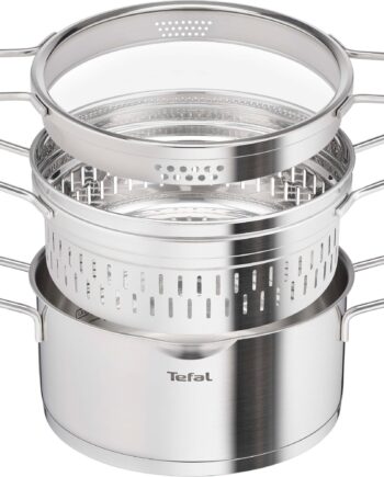 Tefal Nordica Gryde Med Dampindsats Liter Rustfrit Stål