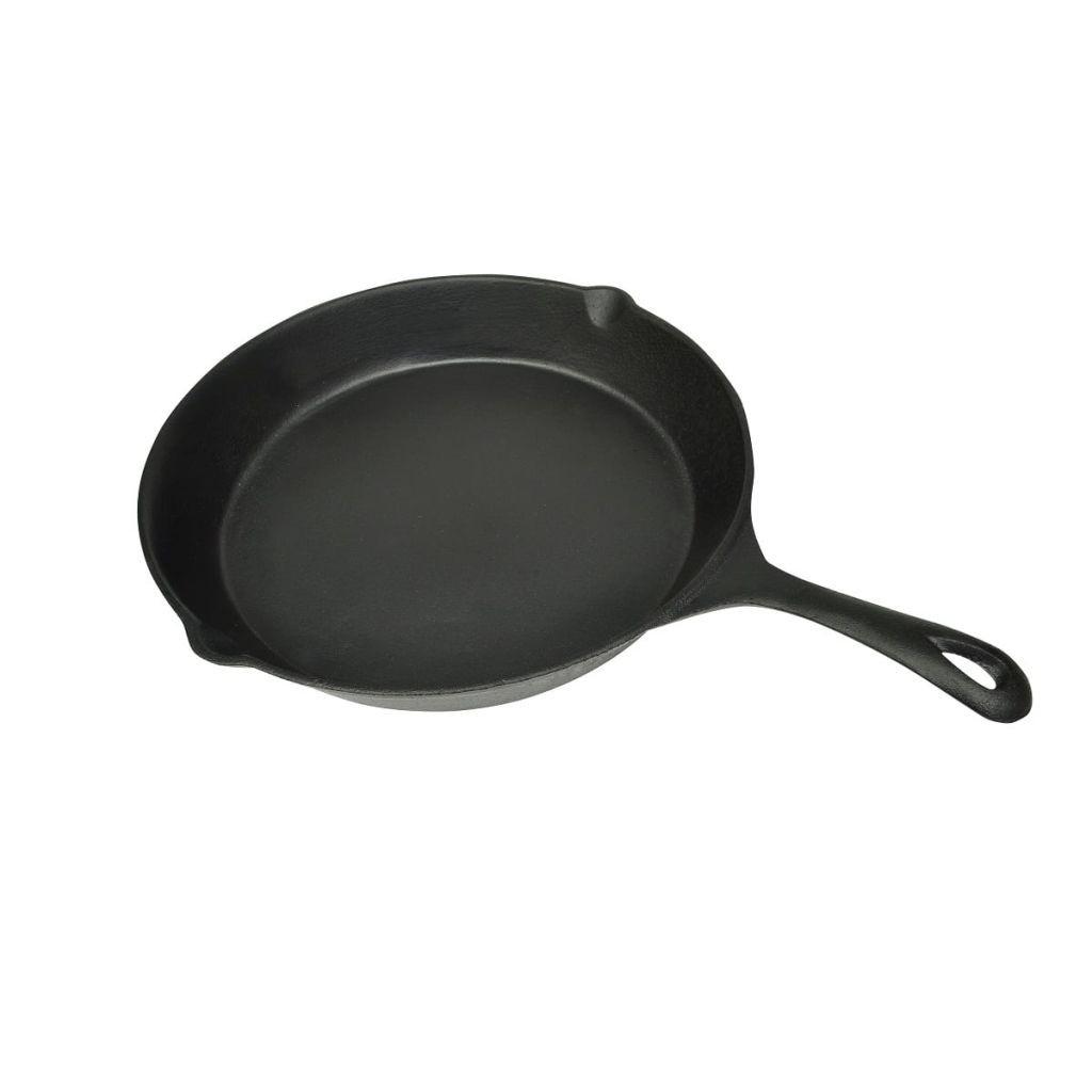 Bbq Grill Stegepande Støbejern Rund