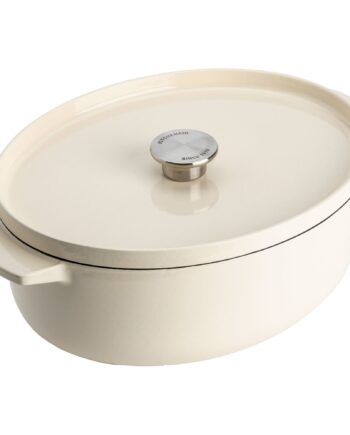 Kitchenaid Støbejernsgryde Oval Liter Almond Cream