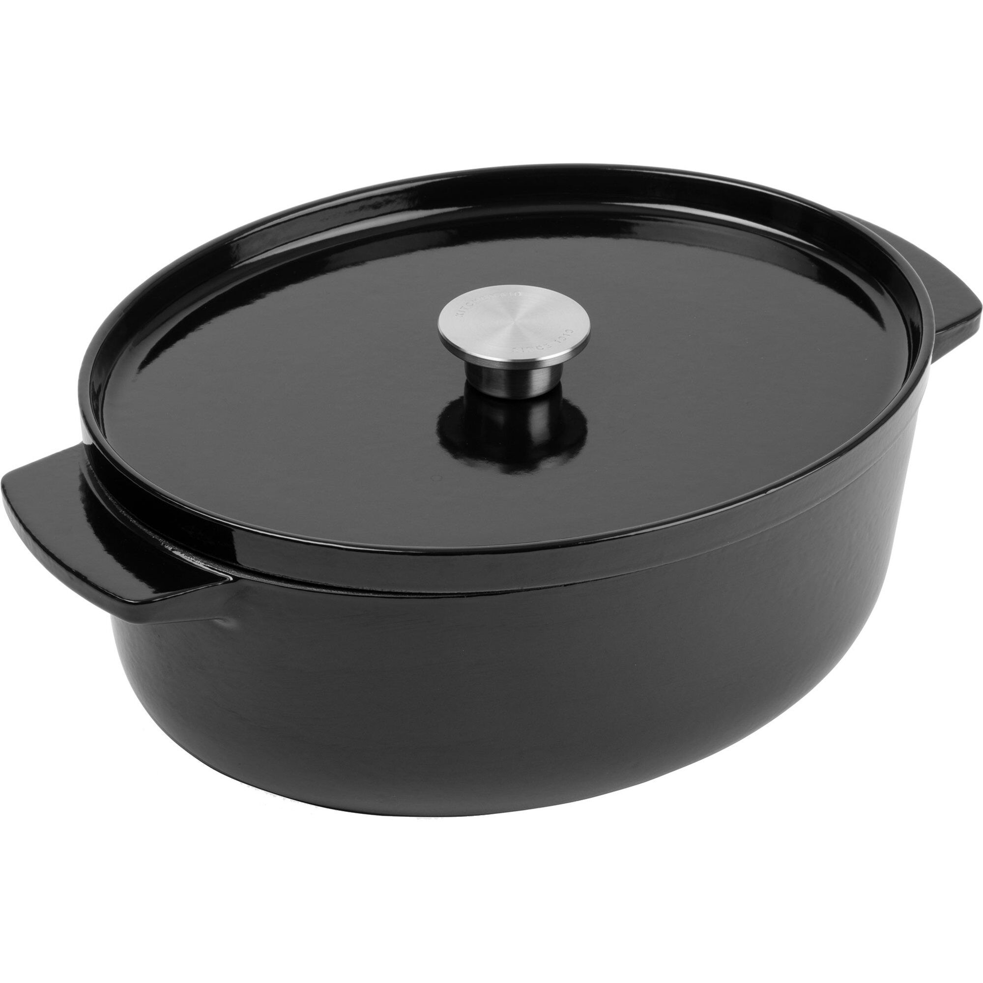 Kitchenaid Støbejernsgryde Oval Liter Onyx Black