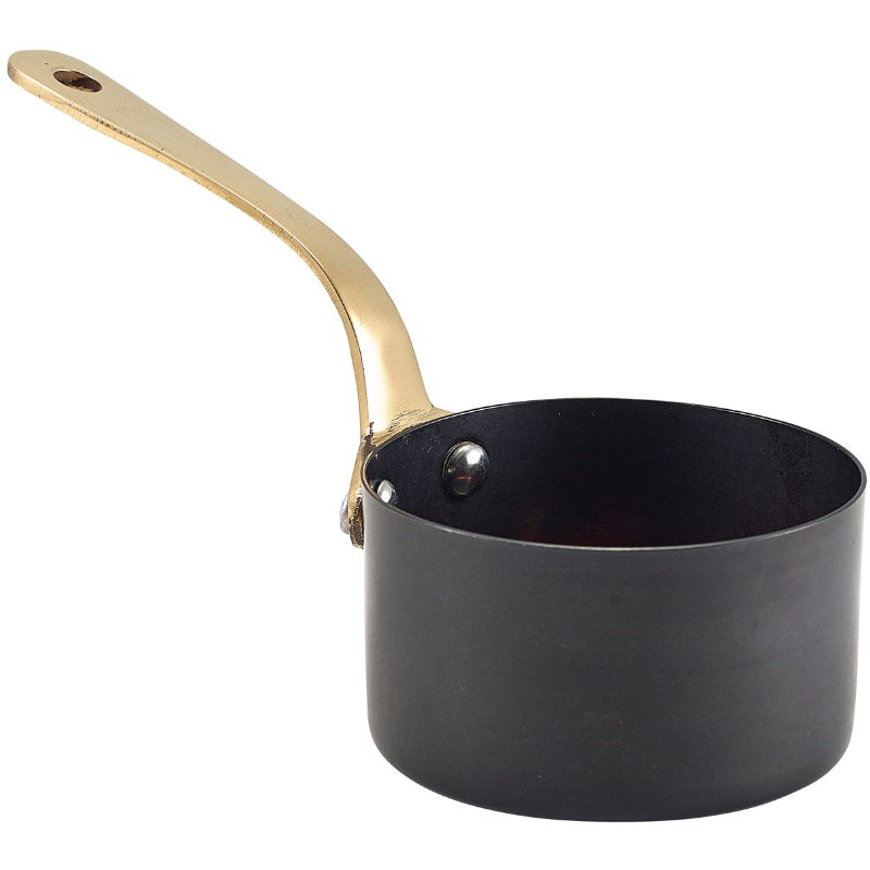 Mini Sort Vintage Gryde 5cm
