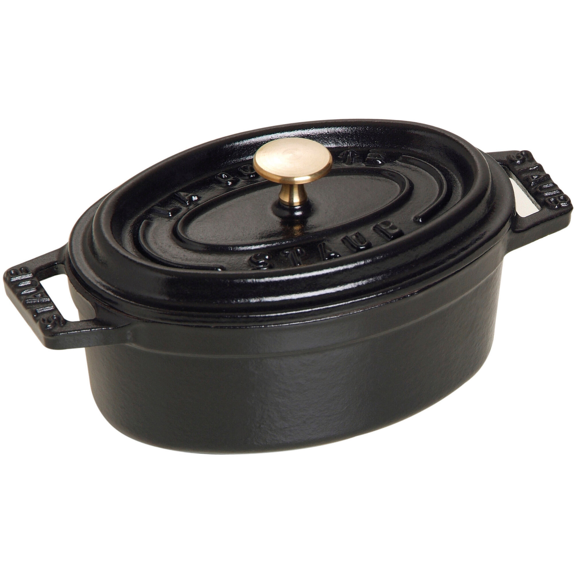 Staub Cocotte Oval Cocotte 11cm Liter Sort