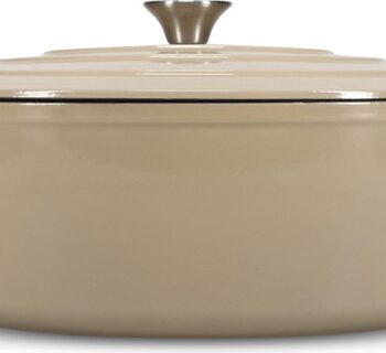 Gryde Salt   Pepper Ferno Oval Støbejernsgryde Ovnfast Beige