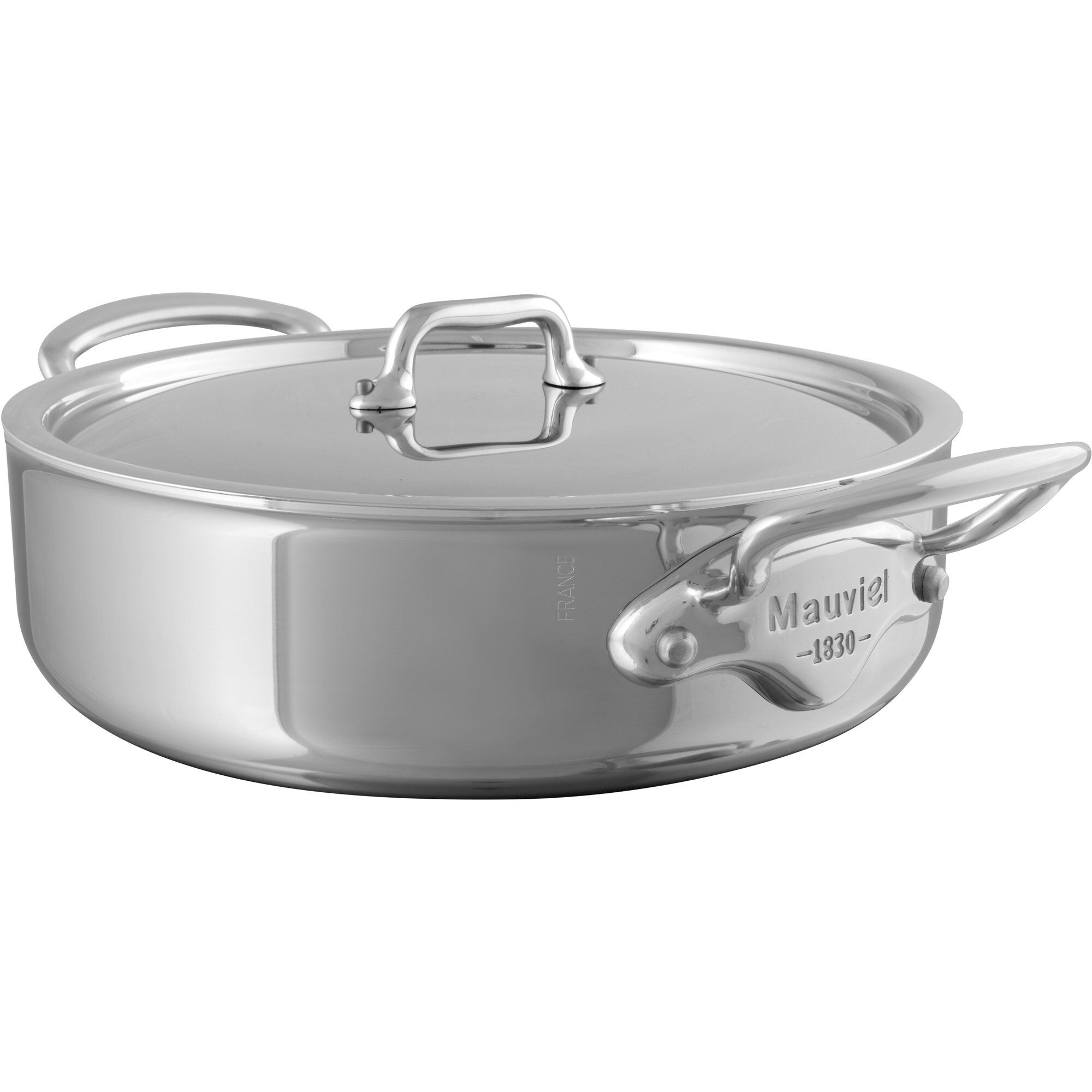 Mauviel Cook Style Gryde Med Stållåg Liter