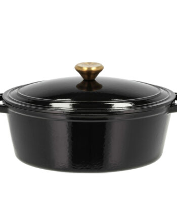 Pillivuyt Gourmet Garonne Støbejernsgryde Liter Sort