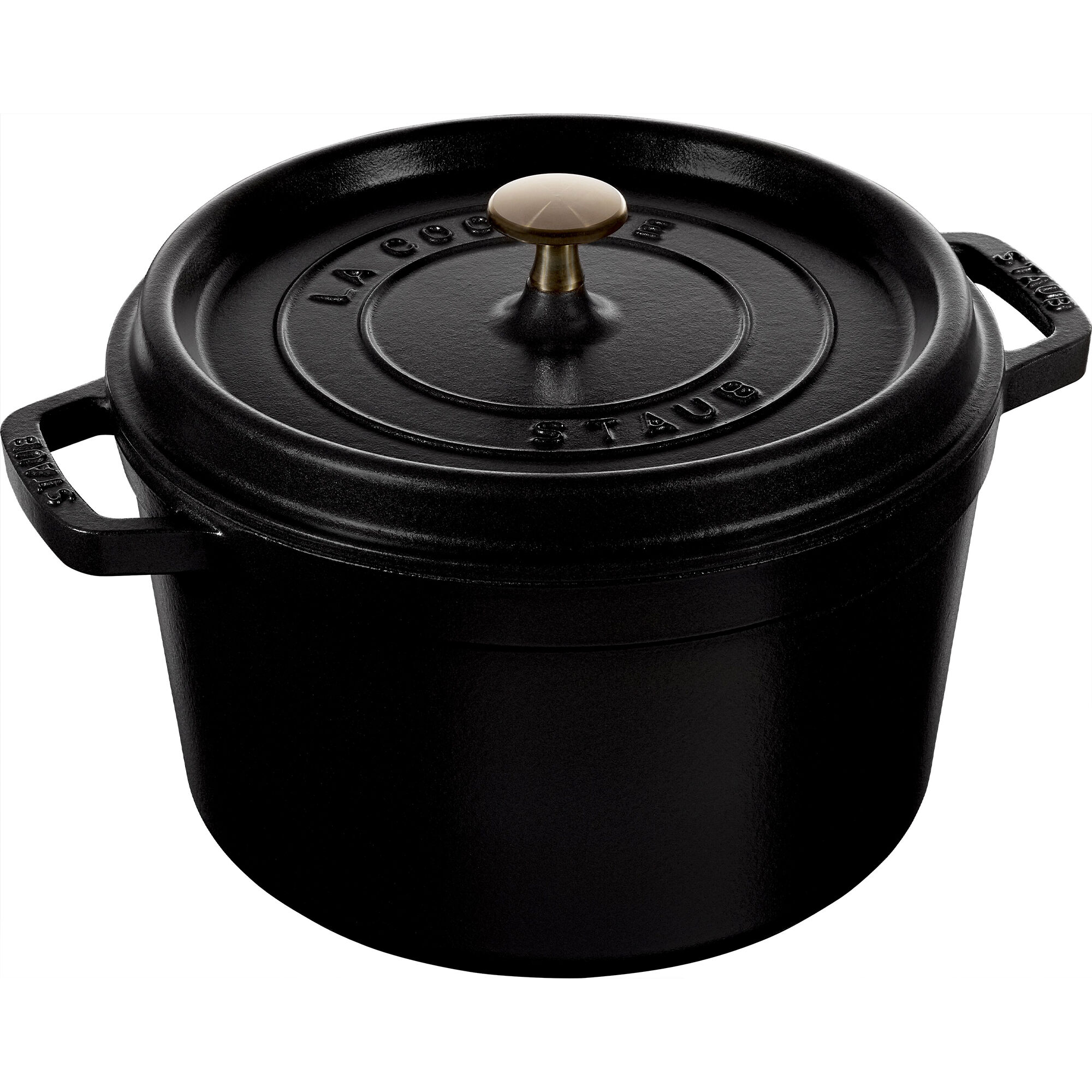 Staub Cocotte Dyb Støbejernsgryde Sort