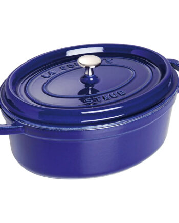 Staub Cocotte Oval Støbejernsgryde Liter Mørkeblå