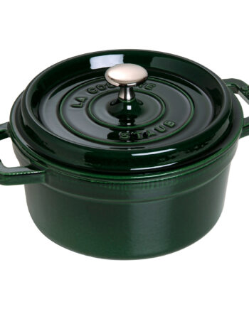 Staub Cocotte Rund Støbejernsgryde Liter Basilikagrøn