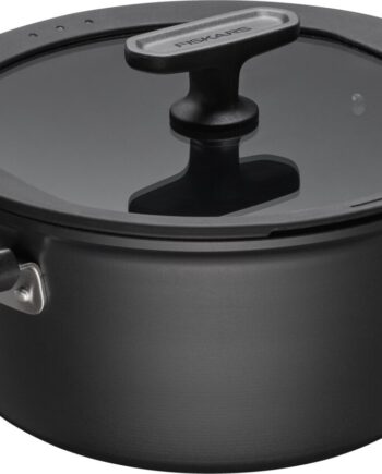 Fiskars Hard Face Gryde Med Låg Non Stick Induktion