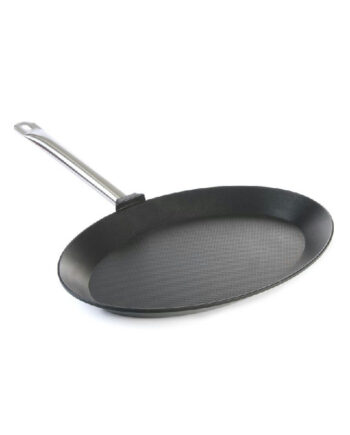 Hendi Fiskepande Oval Titanium Professional 38x26cm