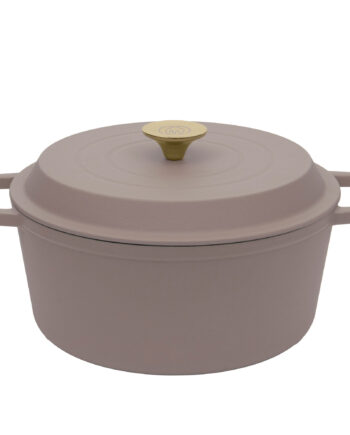 Mareld Støbejernsgryde Liter Mat Beige